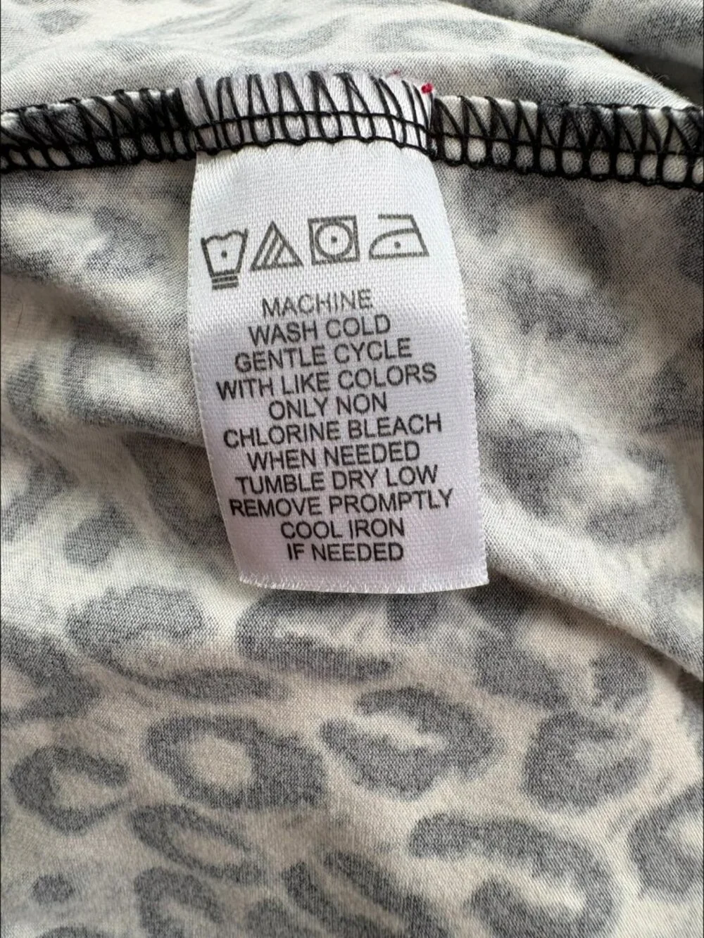 Linea Donatella Leopard Print Chemise Nightgown Size L (2660-1) - Picture 4 of 5